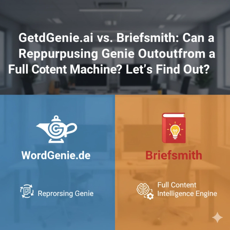 GetGenie.ai vs. Briefsmith: Can a Repurposing Genie Outperform a Full Content Intelligence Machine?