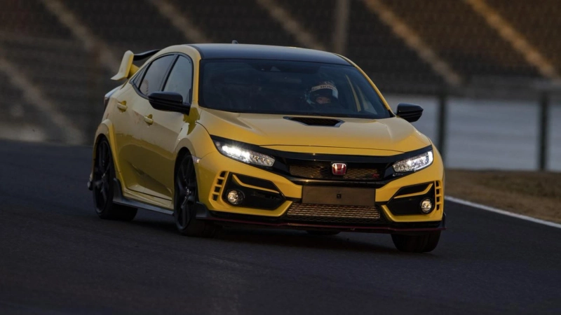 2017 HONDA CIVIC TYPE R SET REKAM LAPANGAN DRIVE RODA DEPAN BARU DI NÜRBURGRING