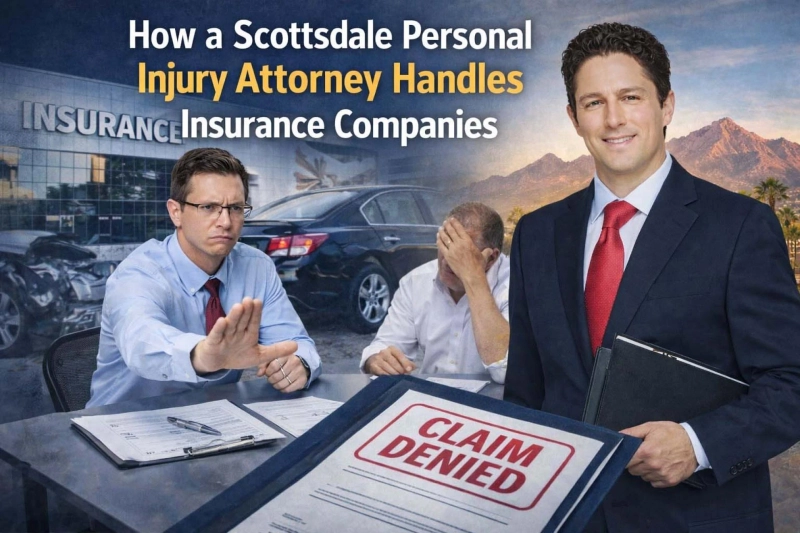 How a Scottsdale Personal Injury Attorney Handles Insurance Companies