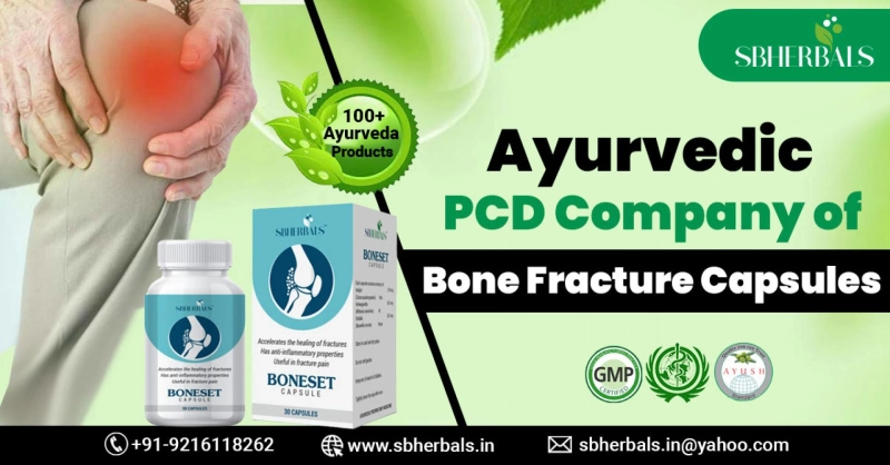 Bone Fracture Capsules PCD Company: Healing Fractures Naturally with Ayurvedic Solutions