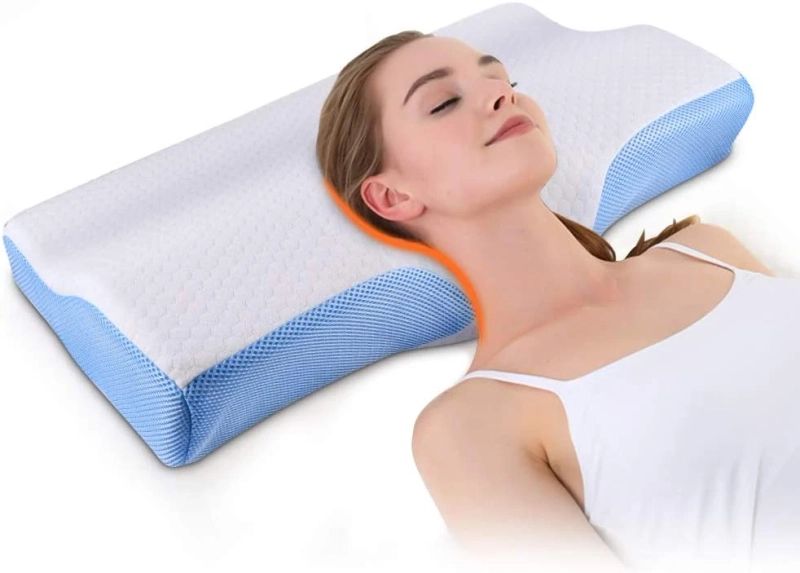 Designed For Neck And Head Support While Sleeping, The Cervical Pillow Provides Comfort And Support