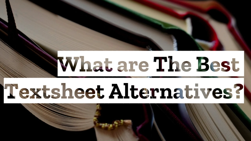 What are The Best Textsheet Alternatives?