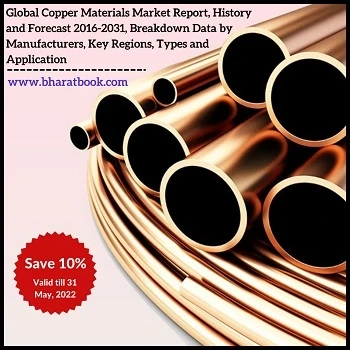 Global Copper Materials Market Report, History and Forecast 2016-2031, Breakdown Data by Manufacturers, Key Regions, Types and Application