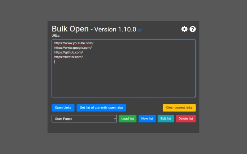 The Bulk URL Opener Tool Allows You To Load Multiple Url At Once