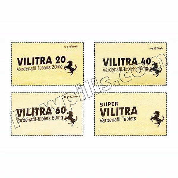 Vilitra (Vardenafil) Online Tablets - Uses||Side-effects||Interactions||Dosage at Powpills