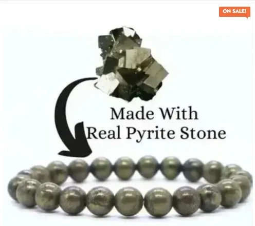 Shop pyrite crystal bracelet online in India at Vandu Jewellery