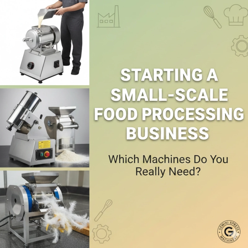 Starting a Small-Scale Food Processing Business: Which Machines Do You Really Need?