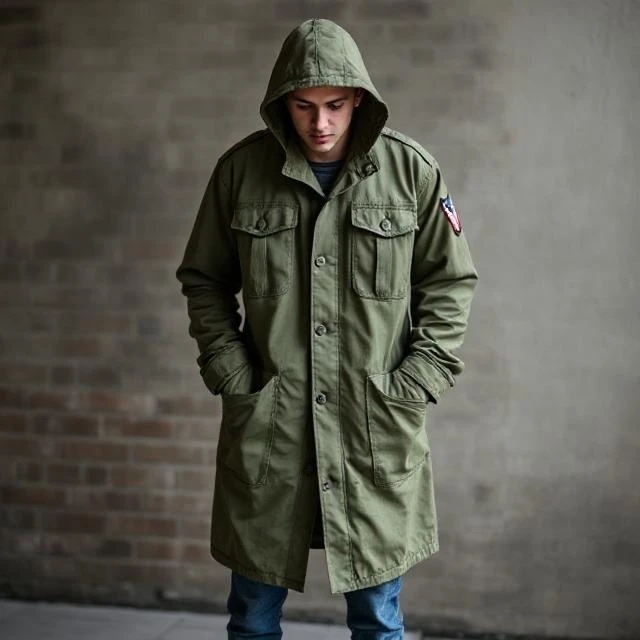 Long Army Fatigue Jacket — The Best Time to Wear It