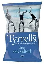 TYRRELLS LIGHTLY SEA SALT 150G