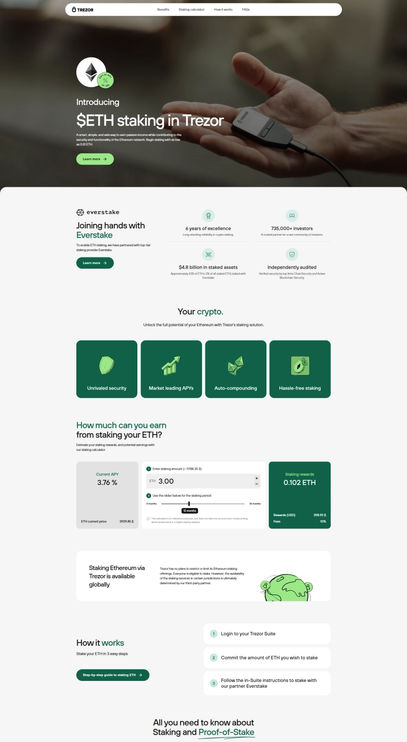 Trezor® Hardware Wallet | The #1 Most Advanced Security