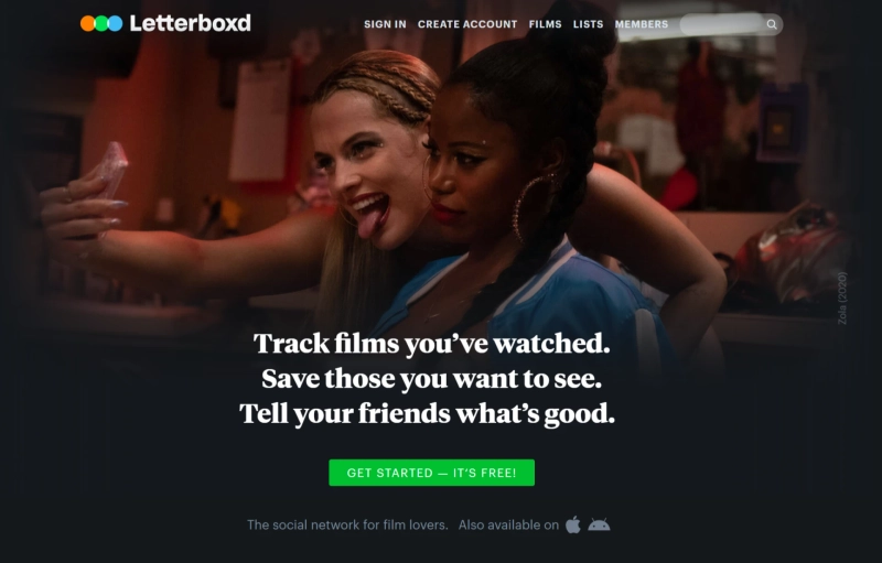 Letterboxd - Social Network for Film Enthusiasts