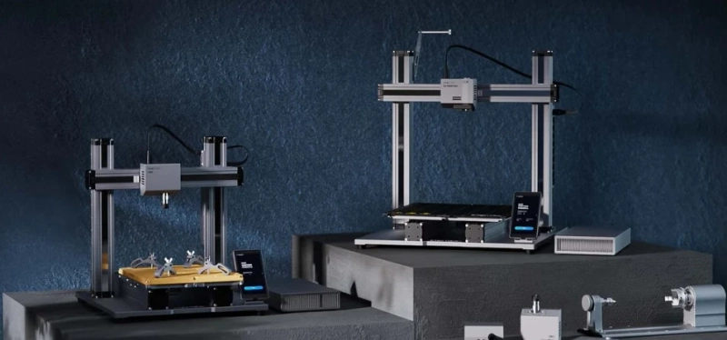 Snapmaker 10W High-Power 3D Laser Cutter Machine.