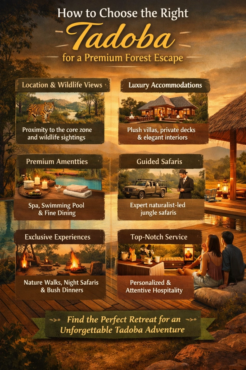 How to Choose the Right Luxury Resort in Tadoba for a Premium Forest Escape