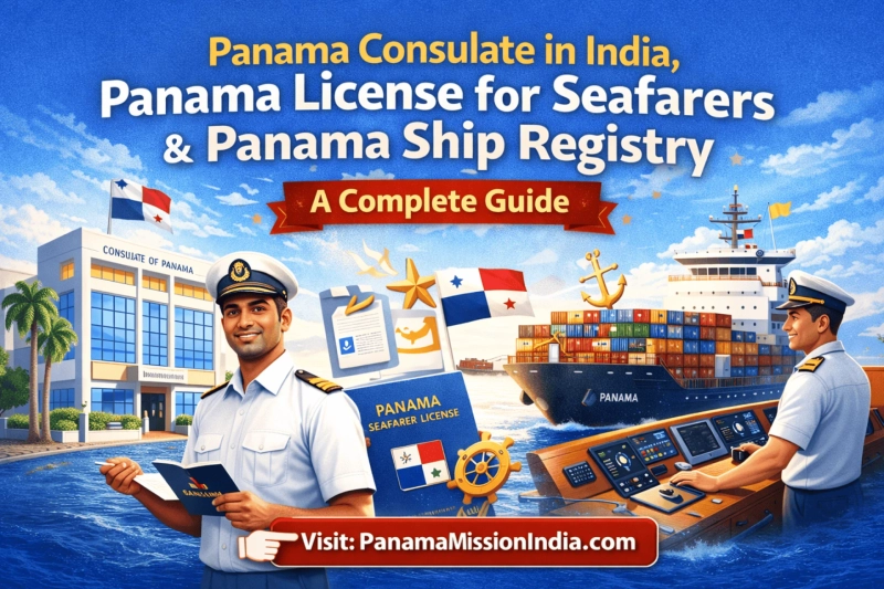 Panama Consulate in India, Panama License for Seafarers & Panama Ship Registry – A Complete Guide