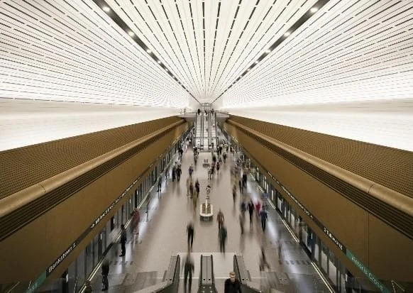 Install a durable metal ceiling to achieve a modern look and enhance fire safety.