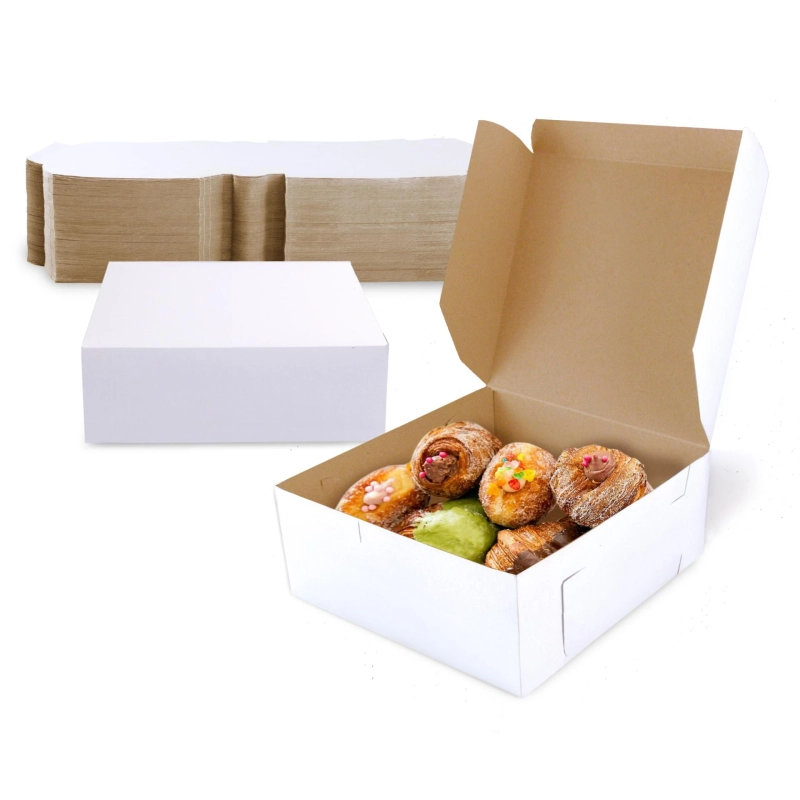 Bakery packaging materials for different types.