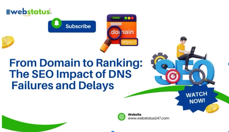 From Domain to Ranking: The SEO Impact of DNS Failures and Delay