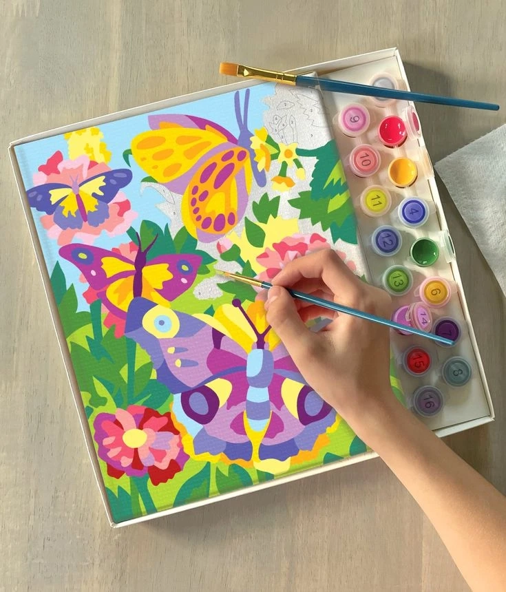 The Beauty of Star Wars, Butterflies, Picasso, and Anime with Paint by Numbers