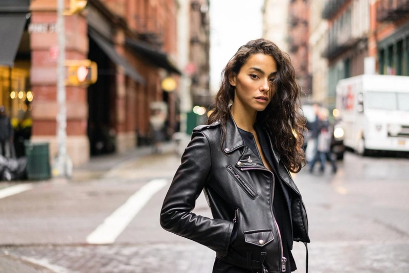What are the latest trends in women's stylish leather jackets?