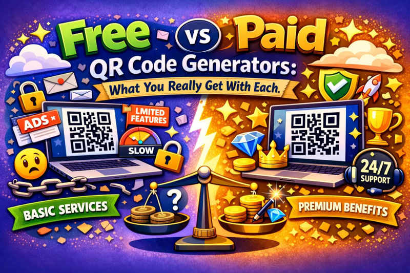 Free vs Paid QR Code Generators: What You Really Get With Each