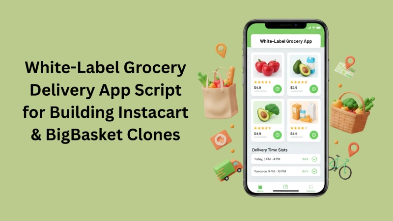 White-Label Grocery Delivery App Script for Building Instacart & BigBasket Clones