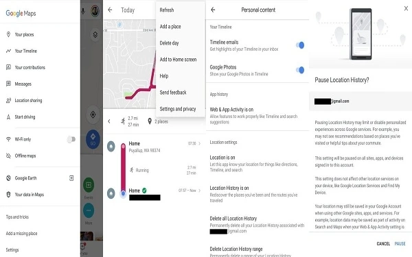 Here’s How To Erase Or Turn Off Location History In Google Maps