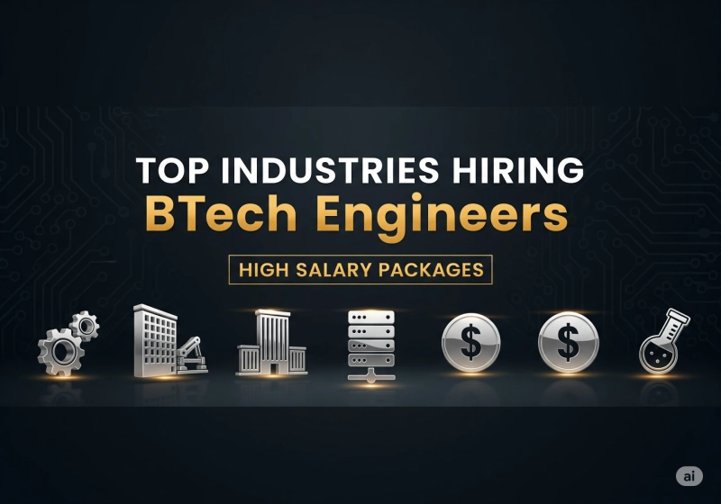 Top 5 Industries That Hire BTech Engineers at ₹20L+ Packages!
