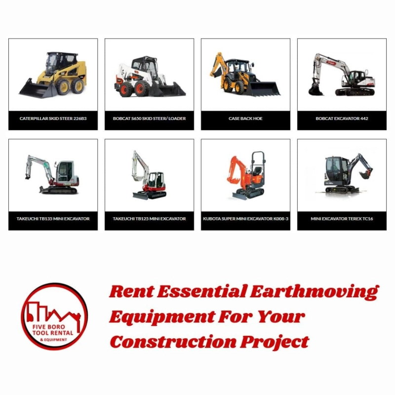 Rent Essential Earthmoving Equipment For Your Construction Project.