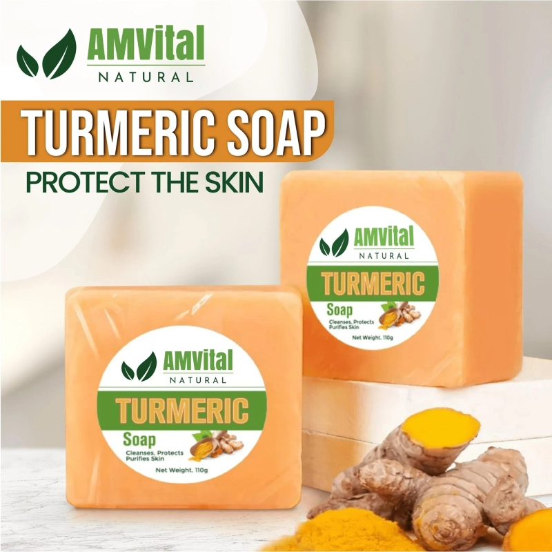 AMVital's Turmeric Soap Bar: Harnessing Ancient Wisdom for Modern Skincare