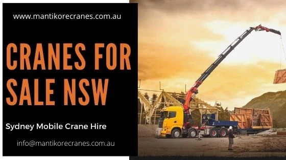 Exploring the efficiency of cranes for sale NSW