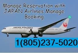 Japan Airlines Manage booking | Phone Number