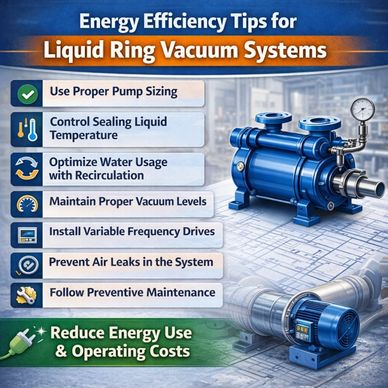 Energy Efficiency Tips for Liquid Ring Vacuum Systems