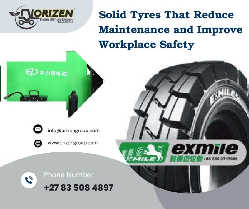 Solid Tyres That Reduce Maintenance and Improve Workplace Safety