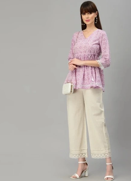 Buy Premium Off-White Bottom Wear for Casual Office and Festive Looks