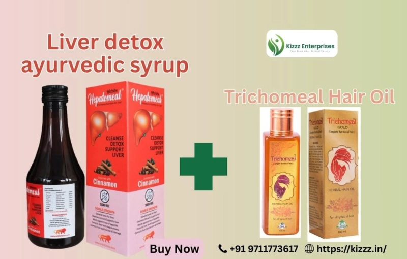 Liver Detox Ayurvedic Syrup & Trichomeal Hair Oil Benefits