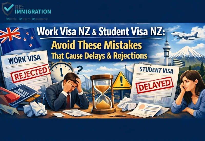 Work Visa NZ & Student Visa NZ: Avoid These Mistakes That Cause Delays & Rejections
