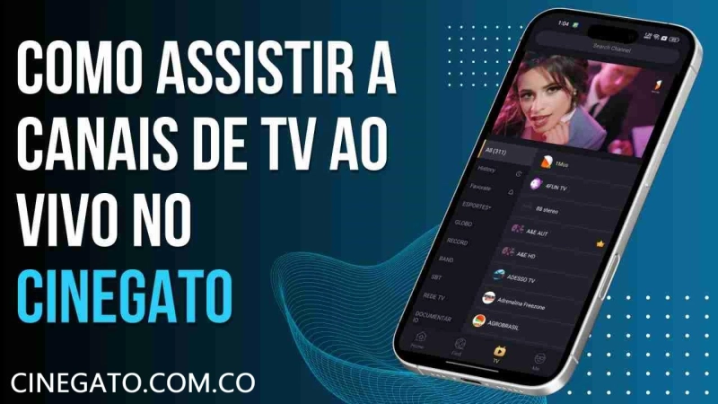 How to watch live TV channels on Cinegato?