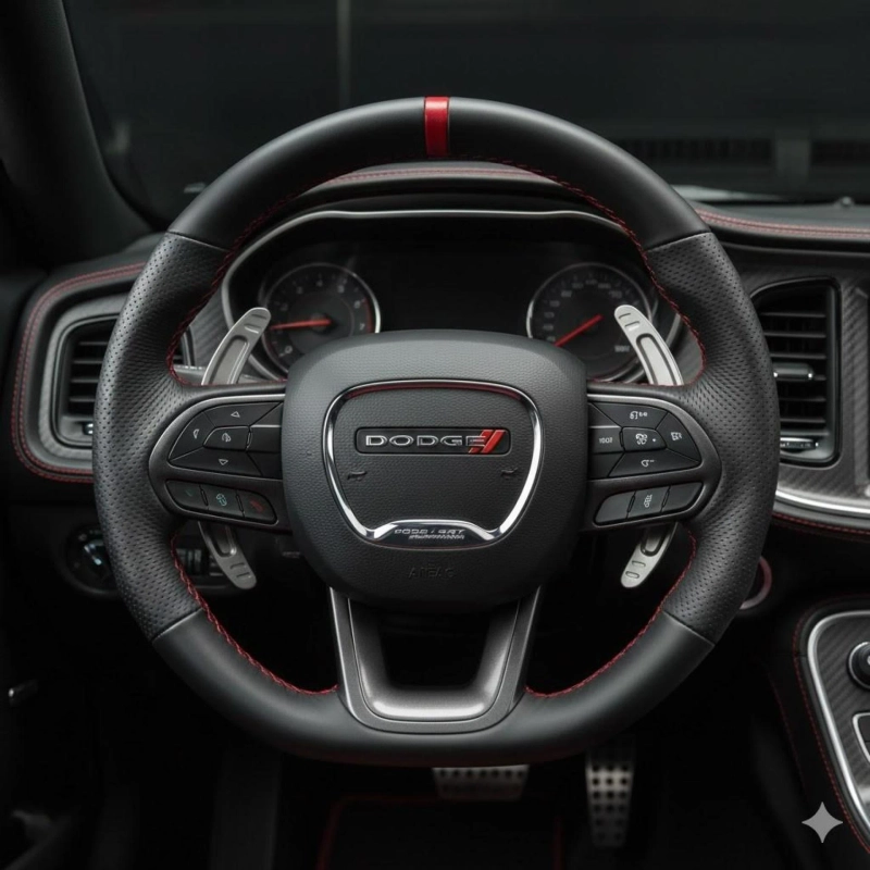 Dodge Steering Wheel Designed for True Performance