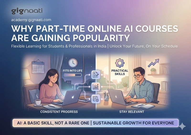 Why Part-Time Online AI Courses Are Gaining Popularity in India