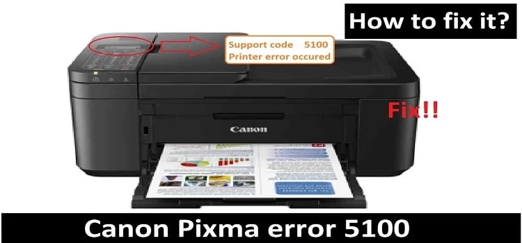 How to Resolve Canon Printer Error 5100 | ij start canon