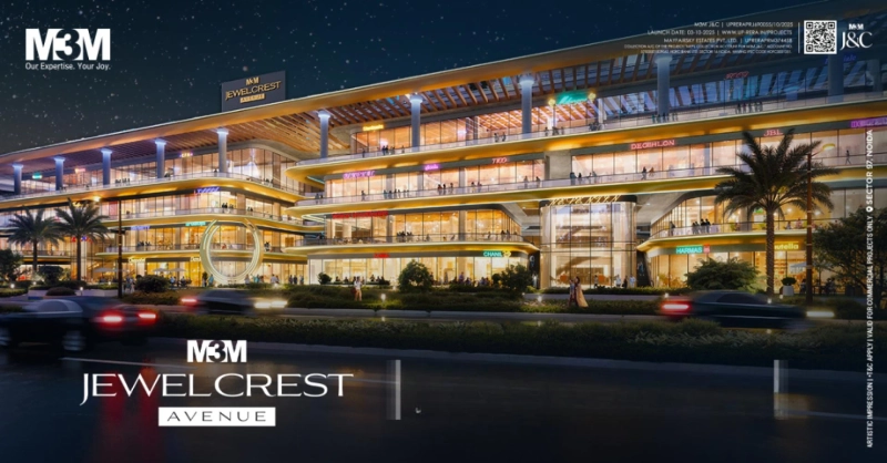 M3M Jewel Crest Avenue: Noida’s New Benchmark for Luxury Retail Spaces