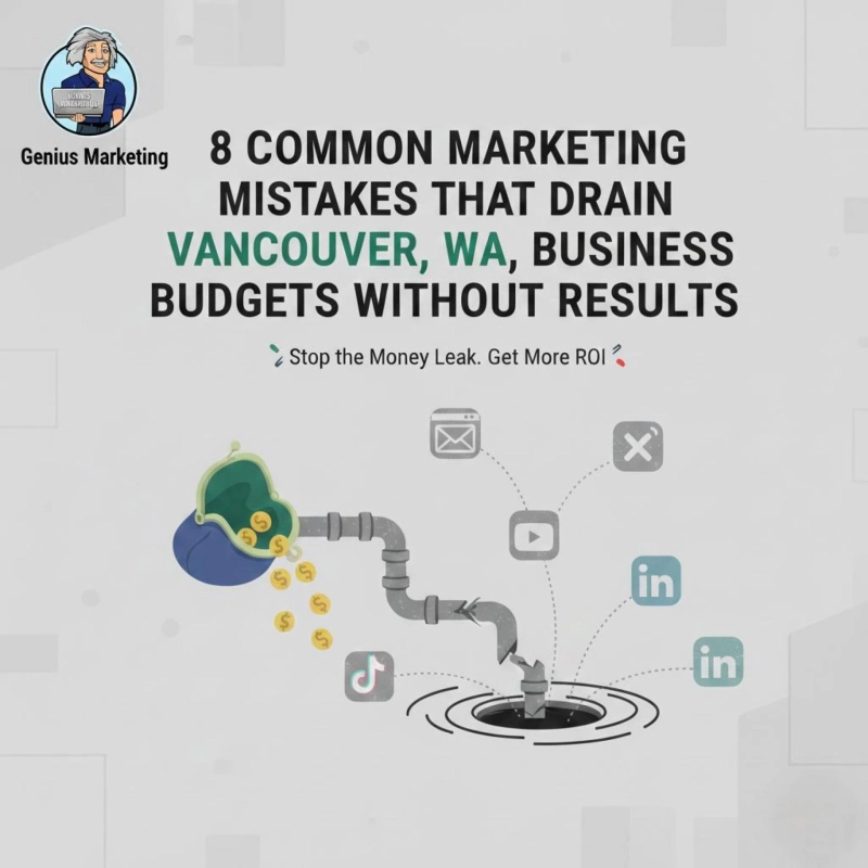 8 Common Marketing Mistakes That Drain Vancouver, WA, Business Budgets Without Results