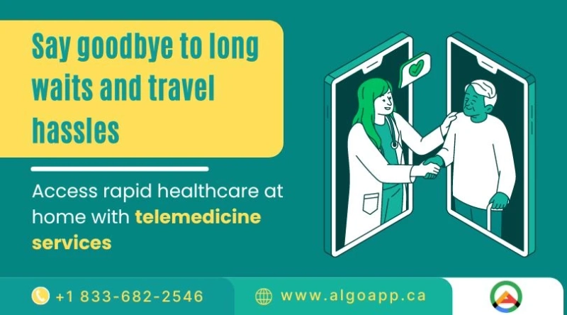 Access rapid healthcare at home with telemedicine services