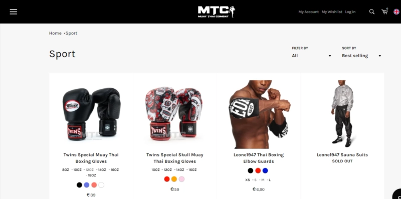 Explore The Sportswear Collection From Muay Thai Combat