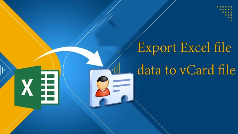 Excel to vCard or .vcf file
