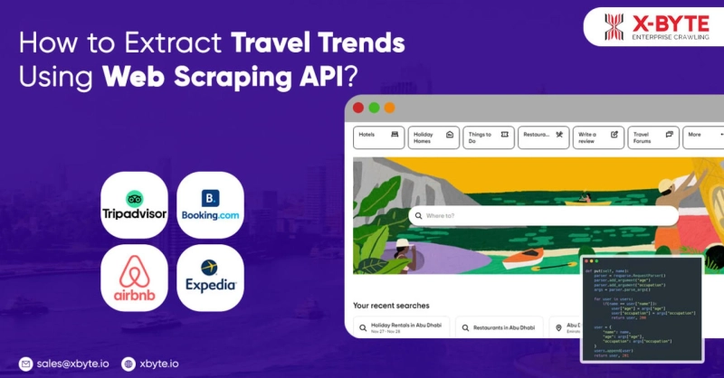 How to Extract Travel Trends Using Web Scraping API?