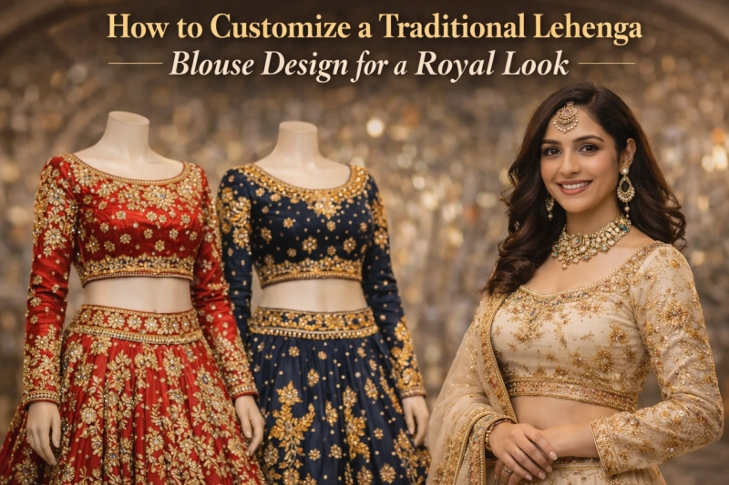 How to Customize a Traditional Lehenga Blouse Design for a Royal Look