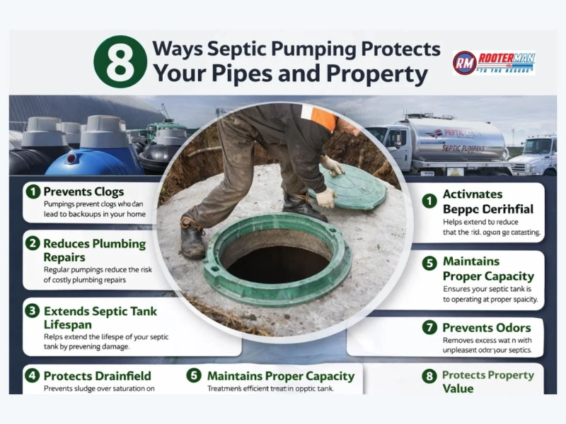 8 Ways Septic Pumping Protects Your Pipes and Property