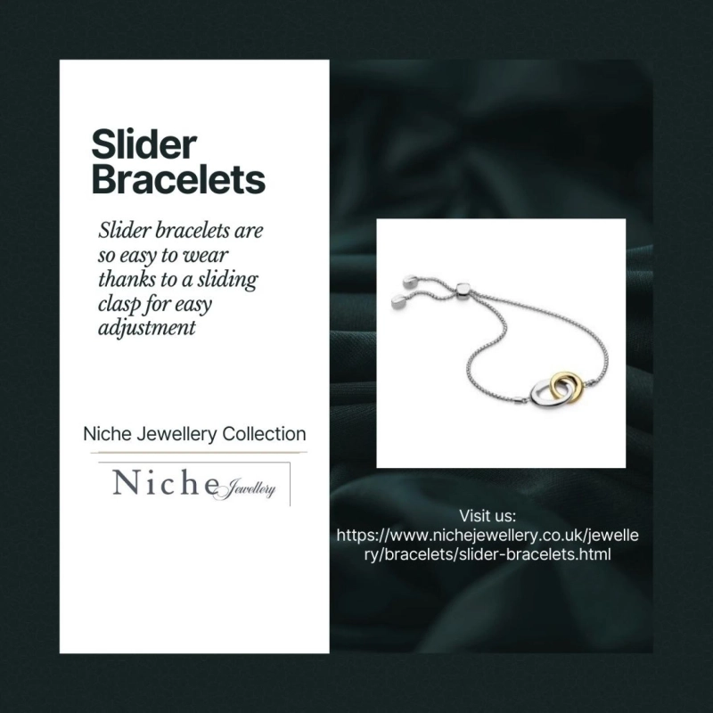 Shop Sterling Silver Slider Bracelets at best prices from Niche Jewellery