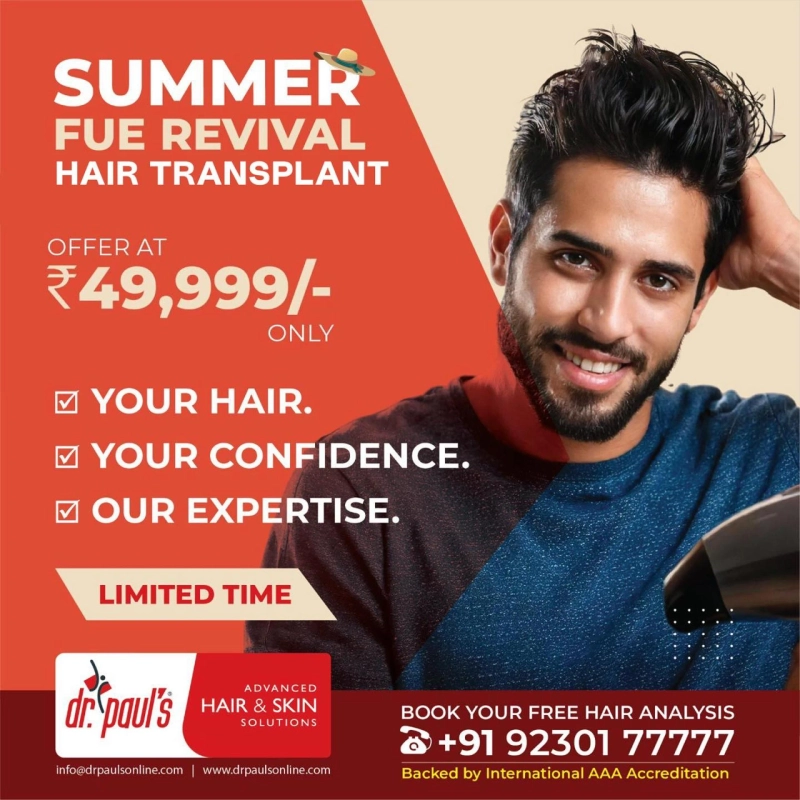 Rediscover Confidence: Hair Transplant, Hair Loss Solutions & Korean Facial Treatments in Kolkata